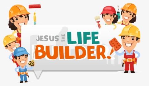 Jesus The Life Builder Trans - Cartoon, HD Png Download, Transparent PNG