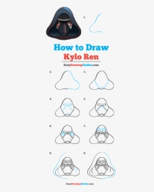 How To Draw Kylo Ren - Draw A Vampire Step By Step, HD Png Download, Transparent PNG
