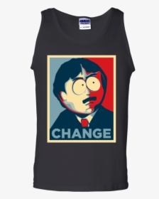 Randy Marsh Change Shirt Obama Poster Style - Randy Marsh Change, HD Png Download, Transparent PNG