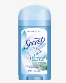 Deodorant Png - Secret Shower Fresh Deodorant, Transparent Png, Transparent PNG