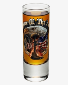 Home Of The Free Battlefield Cross Shooter Glass - Shot Glass, HD Png Download, Transparent PNG