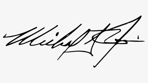 Michael Jordan Signature Png - Famous Signature Png, Transparent Png, Transparent PNG