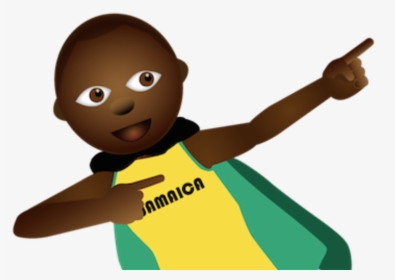 Bolt 03 - Usain Bolt Emoji Png, Transparent Png, Transparent PNG
