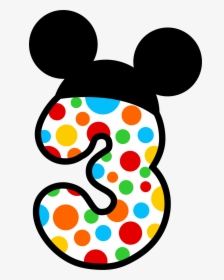 Mickey E Minnie - Mickey Mouse Number 6, HD Png Download, Transparent PNG