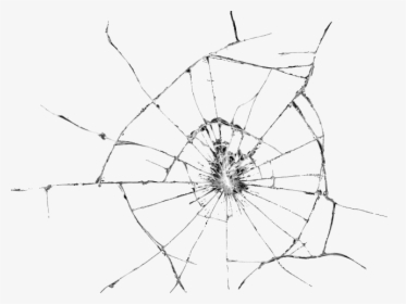 Bullet Hole Clipart Glass Png - Glass Bullet Holes Png, Transparent Png, Transparent PNG