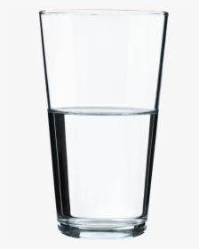 Water On Glass Png - Glass Half Full Transparent Background, Png Download, Transparent PNG