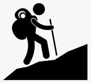 Journey Of Thousand Miles Start With One Step Clipart - Pictogram Backpack, HD Png Download, Transparent PNG
