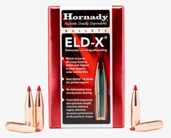 Hornady Eld X 145 Gr, HD Png Download, Transparent PNG