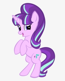Pony Applejack Pink Cartoon Purple Violet Mammal Fictional - Starlight Glimmer Vector Pony, HD Png Download, Transparent PNG