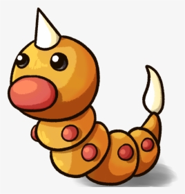 Transparent Kakuna Png - Caterpillar Pokemon Orange, Png Download, Transparent PNG