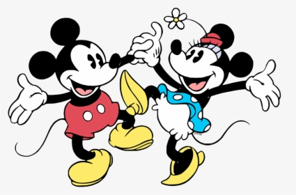 Transparent Friends Clip Art - Mickey And Minnie Mouse Transparent Background, HD Png Download, Transparent PNG