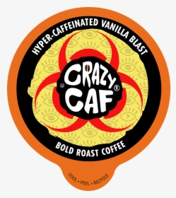 Crazy Caf Vanilla Blast Flavored Coffee, 400 Milligrams - Circle, HD Png Download, Transparent PNG