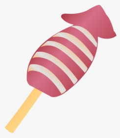 Grilled Squid On A Stick - Grilled Squid Icon Png, Transparent Png, Transparent PNG