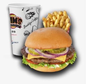 Burger Meal - Cheeseburger, HD Png Download, Transparent PNG