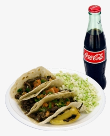 3 Carne Asada Tacos Any Drink - Tacos De Carne Asada Png, Transparent Png, Transparent PNG