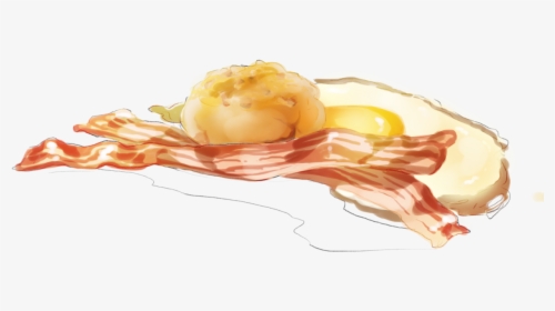 My Warm Up Sketch Today Is Tranparent Anime Breakfast, HD Png Download, Transparent PNG