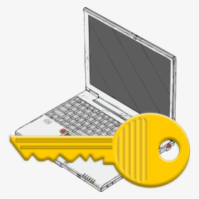 Access, Computer, Key, Laptop, Notebook - Laptop Clip Art, HD Png Download, Transparent PNG