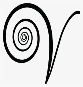 Icicles Spiral Png Jpg Black And White Download - Line Art, Transparent Png, Transparent PNG