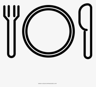 Place Setting Coloring Page - Portable Network Graphics, HD Png Download, Transparent PNG