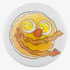 Breakfast Smiley Face Smileys Button Museum - Macaroon, HD Png Download, Transparent PNG