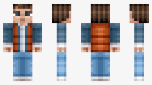Marty Mcfly Minecraft Skin, HD Png Download, Transparent PNG
