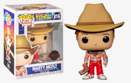 Funko Pop Marty Mcfly Cowboy, HD Png Download, Transparent PNG