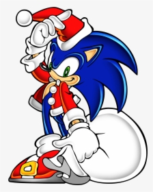 Sonic The Hedgehog Santa, HD Png Download, Transparent PNG