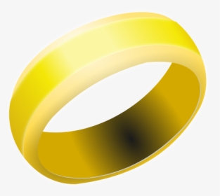 Bangle,wedding Ring,yellow - Gold Ring Clipart Png, Transparent Png, Transparent PNG