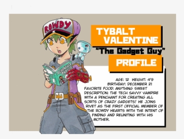 Tybalt Profile - Cartoon, HD Png Download, Transparent PNG