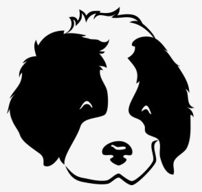 Animal, Dog, Pet, St Bernard, Drawing - Cute St Bernard Drawing, HD Png Download, Transparent PNG