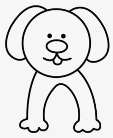 How To Draw A Dog, Easy Step By Step Drawing Tutorial - Simple Dog Drawings Easy, HD Png Download, Transparent PNG