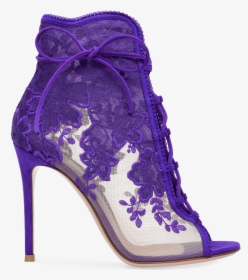 Purple Lace Boots, HD Png Download, Transparent PNG