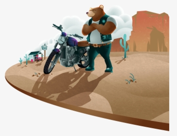 Rebel-bear - Illustration, HD Png Download, Transparent PNG