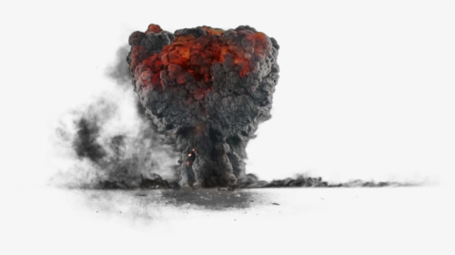 Explosion With Dark Smoke Png Image - Still Life, Transparent Png, Transparent PNG