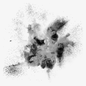 Drawing Explosion Smoke - Explosion Black Smoke Png Transparent Background, Png Download, Transparent PNG