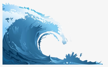 Wind Wave Sea - Transparent Background Wave Clipart, HD Png Download, Transparent PNG