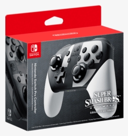 Nintendo Switch Pro Controller Super Smash Bros - Nintendo Switch Pro Controller, HD Png Download, Transparent PNG