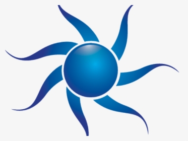Blue Sun Cliparts - Emblem, HD Png Download, Transparent PNG