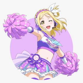 Love Live Photo Edits~ Cheerleader Mari Icons - Mari Ohara Transparent Cards, HD Png Download, Transparent PNG