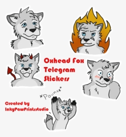 Oxhead Fox Telegram Sticker Pack - Microsoft Word Icon, HD Png Download, Transparent PNG