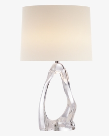 Cannes Table Lamp In Clear Glass With Linen Shade, HD Png Download, Transparent PNG