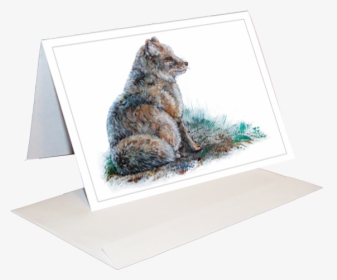 Corsac Fox Greeting Card - Cat, HD Png Download, Transparent PNG