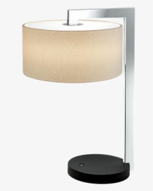Chicago Satin Black With Polished Chrome Table Lamp - Lampshade, HD Png Download, Transparent PNG