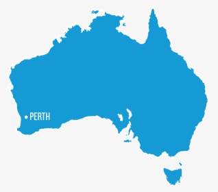 Transparent Quokka Png - Map Of Australia Colours, Png Download, Transparent PNG
