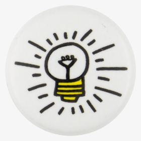 Keith Haring Lightbulb - Sun Icon Png, Transparent Png, Transparent PNG