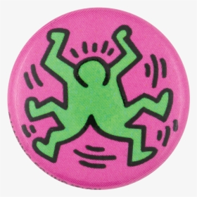 Keith Haring Twins Art Button Museum - Split Figure Popsocket, HD Png Download, Transparent PNG