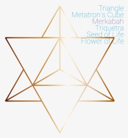Metatron's Cube Star Tetrahedron, HD Png Download, Transparent PNG