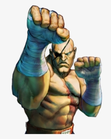 Street Fighter Origin Sagat , Png Download - Sagat Street Fighter Png, Transparent Png, Transparent PNG