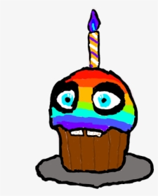 #fnaf #muffin #cupcake #rainbow #birthday, HD Png Download, Transparent PNG