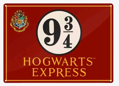 plataforma de nome 9 3 4 ícone. Expresso de Hogwarts. 15678035 Vetor no  Vecteezy